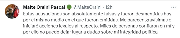 Maite Orsini reconoció "telefonazo" a general de Carabineros tras control de identidad a Jorge Valdivia